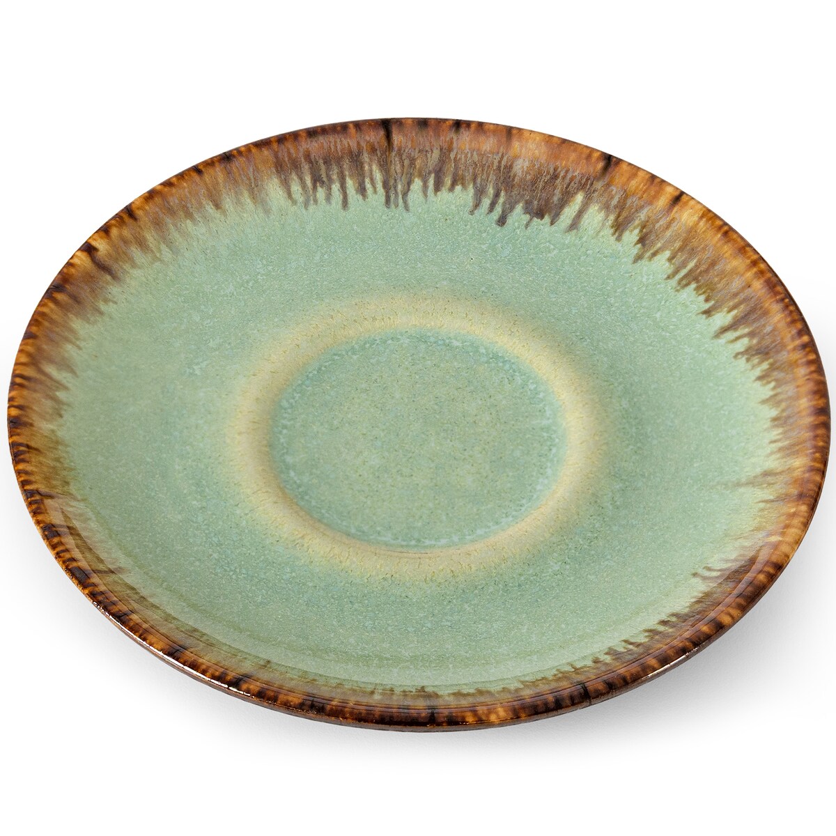 Konsimo PRIMA Filiżanka do kawy ze spodkiem 6 szt., szałwiowy