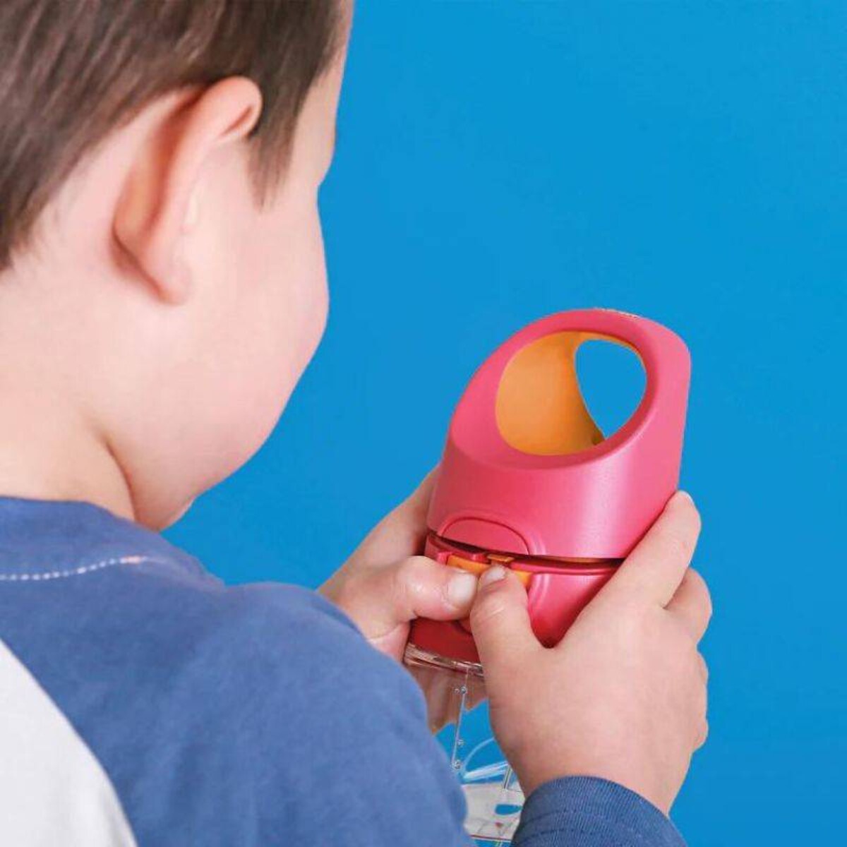 Bidon tritanowy dla dziecka - butelka na wodę ze słomką 450 ml Emerald Forest, b.box