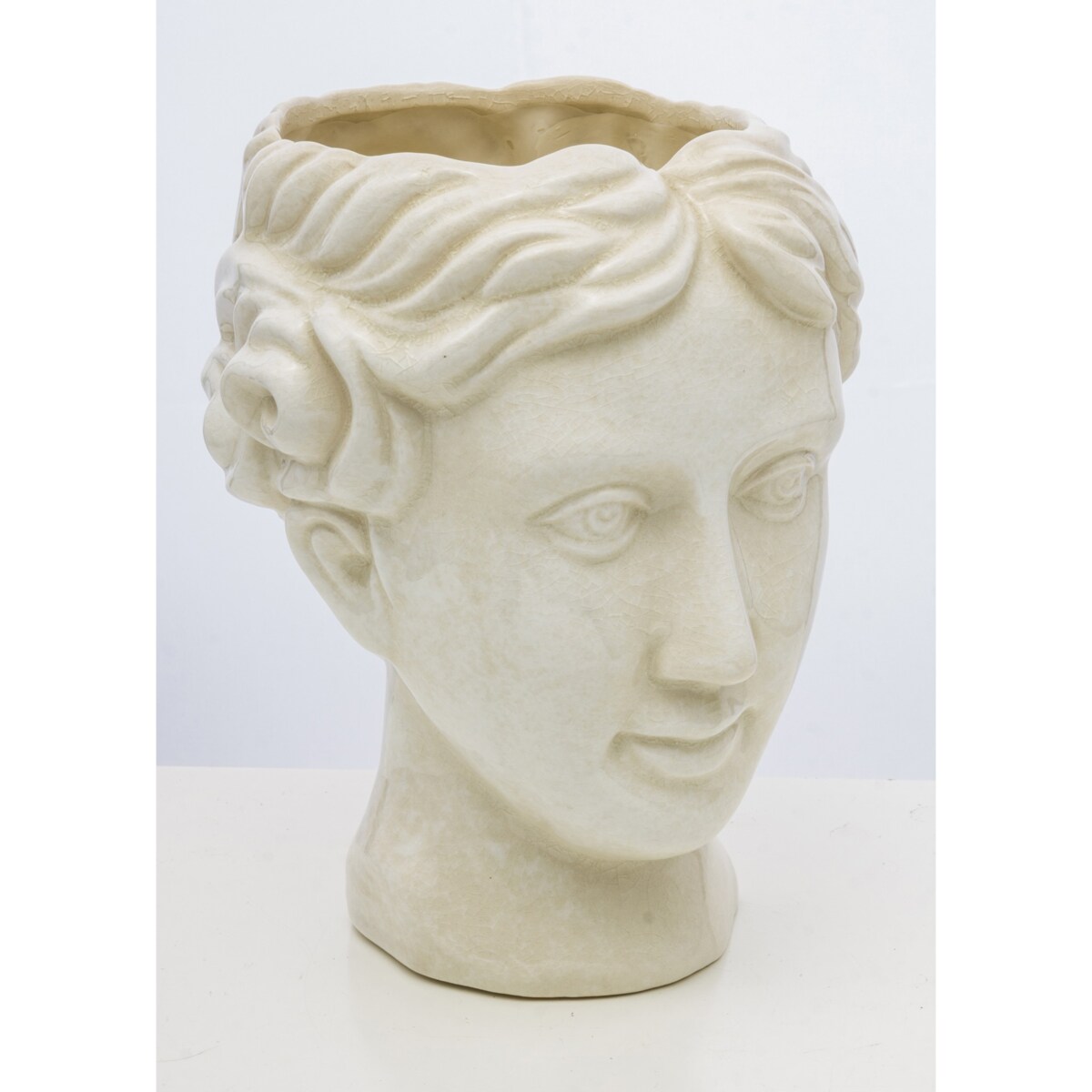 Osłonka kamionkowa 24x17,5x19 cm LADY FACE