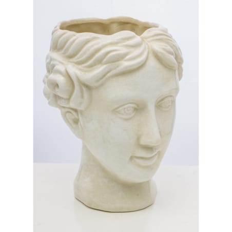 Osłonka kamionkowa 24x17,5x19 cm LADY FACE