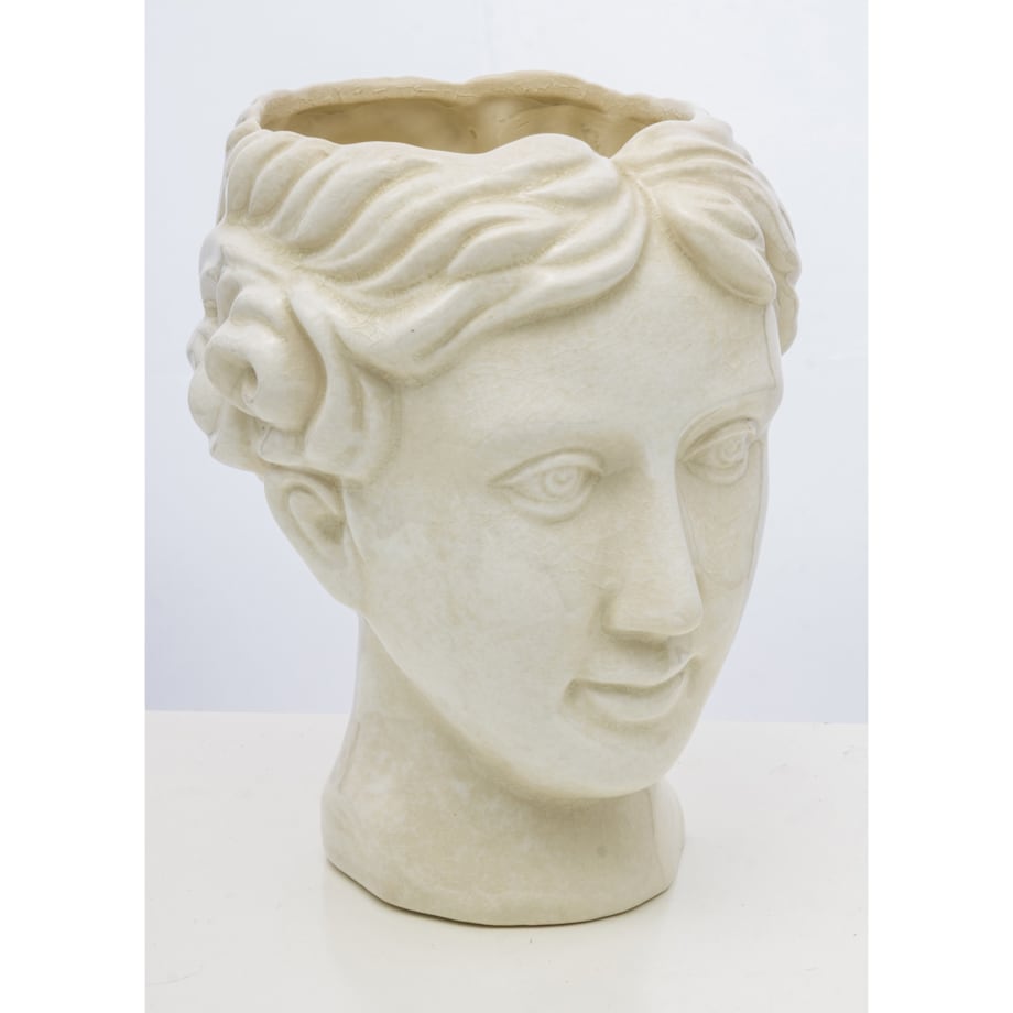 Osłonka kamionkowa 24x17,5x19 cm LADY FACE