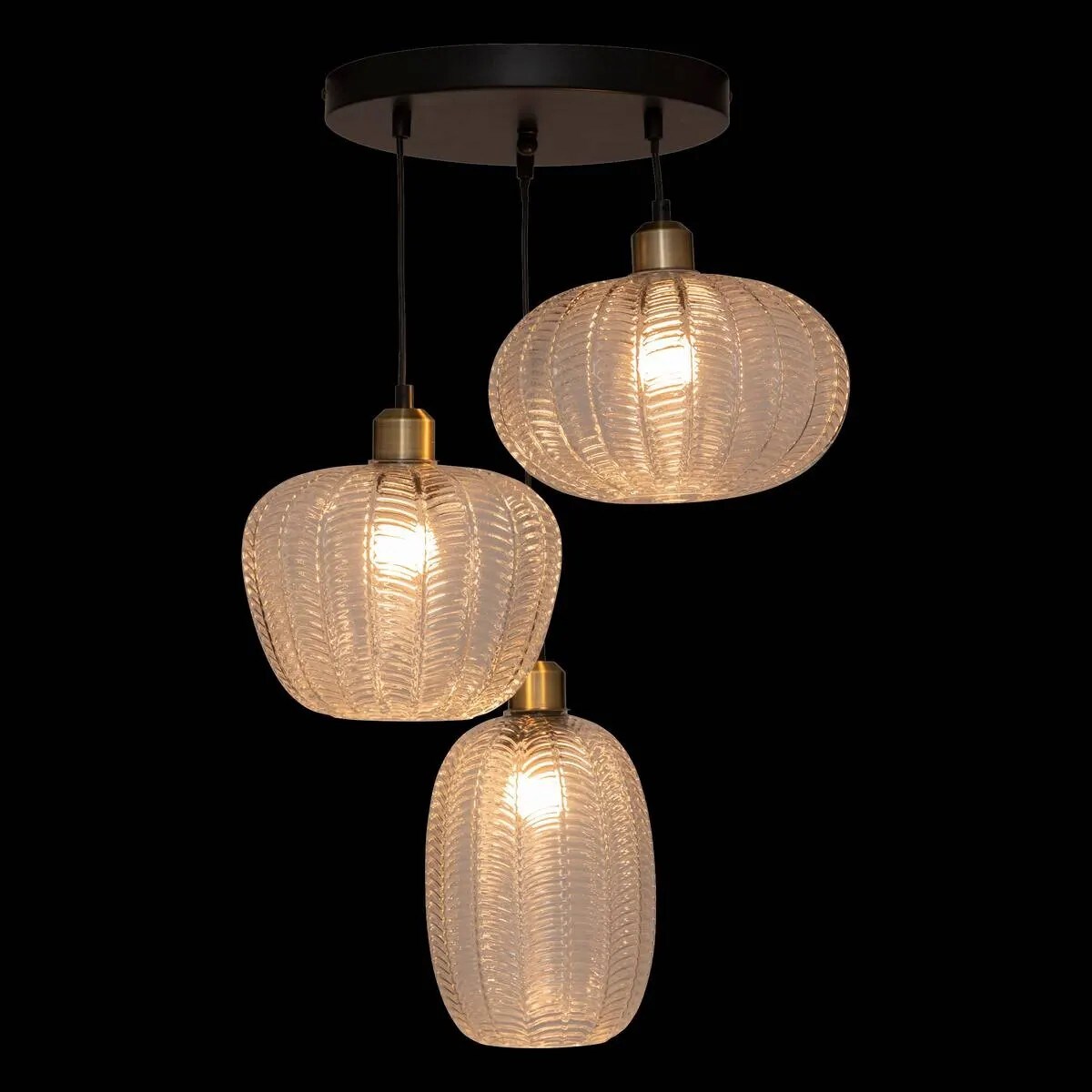 Lampa sufitowa ze szklanymi kloszami Tissa