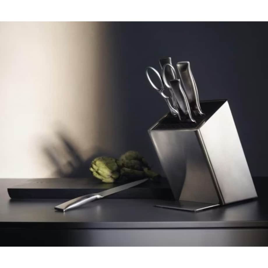 Zestaw 4 noży w bloku + nożyczki Grand Gourmet, WMF