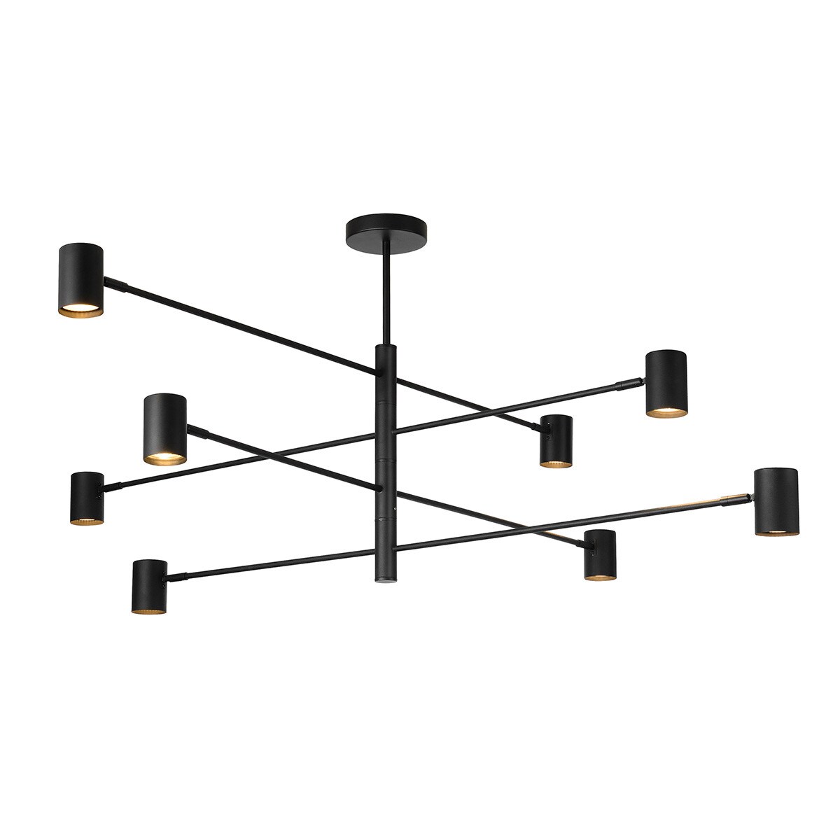 Lampa wisząca Light Prestige Snow czarny 8 x GU10 1 szt.