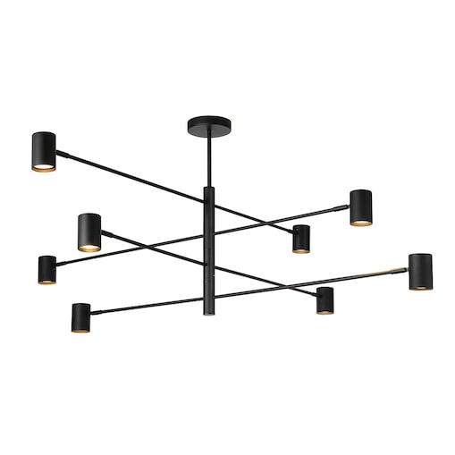 Lampa wisząca Light Prestige Snow czarny 8 x GU10 1 szt.