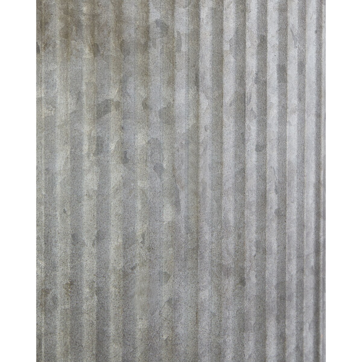 Doniczka na nóżkach FEUILLE Metal 26 cm Szary