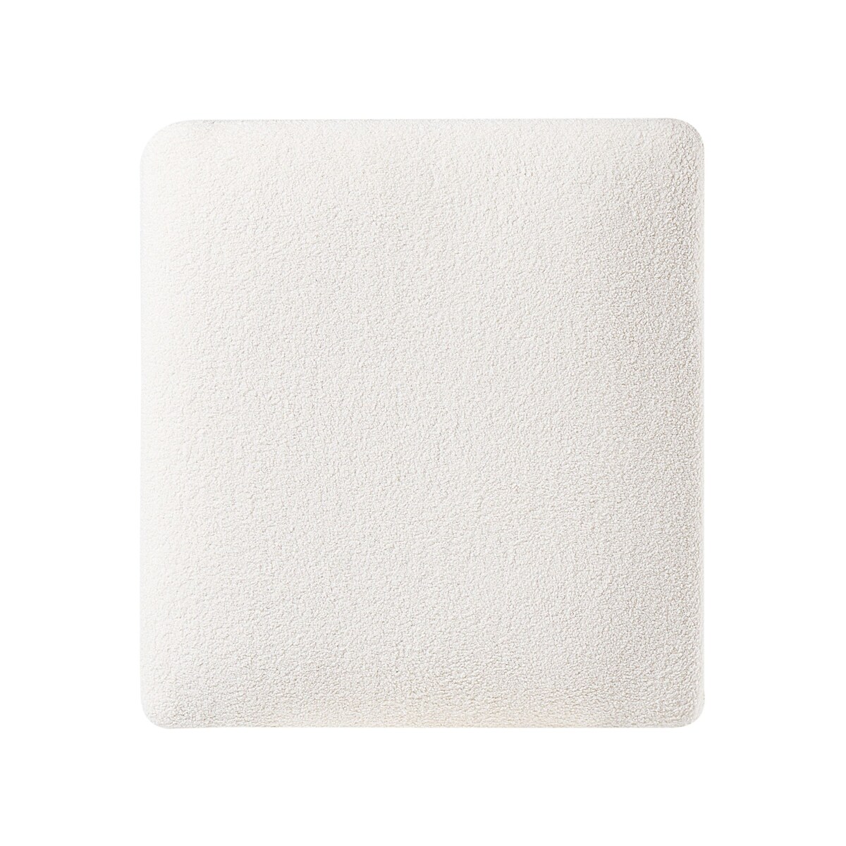 Sofa narożna lewostronna OSLO Biały Boucle dla 4 osób Lewostronny