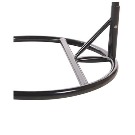 Fotel wiszący ze stojakiem z technorattanu naturalny ARSITA