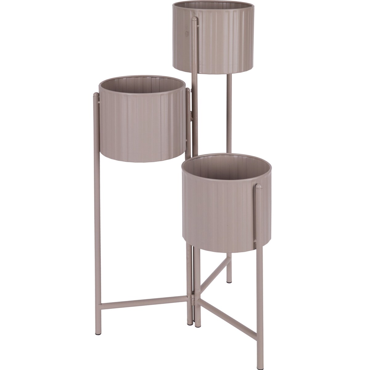 Kwietnik loftowy na 3 doniczki VIKO, metalowy