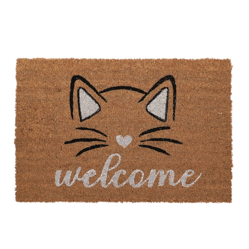 Wycieraczka z włókna kokosowego MIAUU, 60 x 40 cm