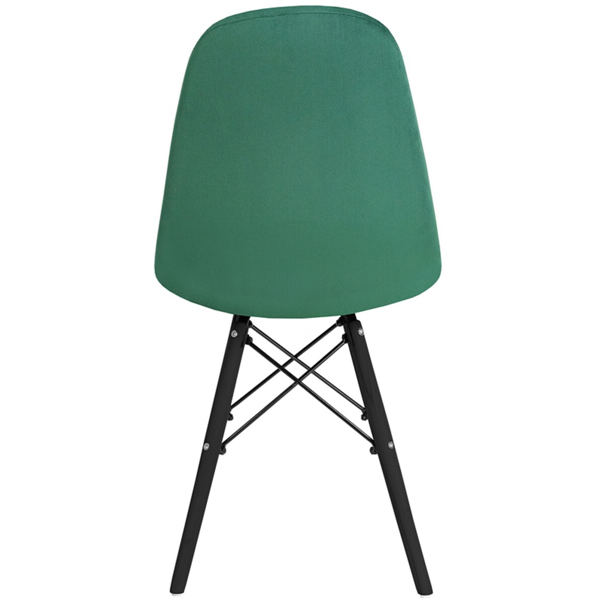 Krzesło skandynawskie tapicerowane welurowe do salonu jadalni