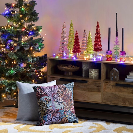 Dekoracja Green Christmas Tree 28cm boże narodzenie, święta, świąteczne, zielony, 9 x 28 cm