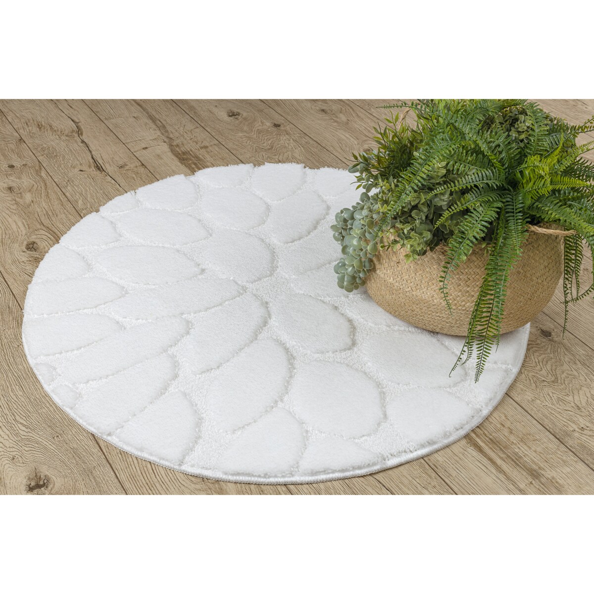 Dywan łazienkowy SUPREME koło STONES koło 67 cm