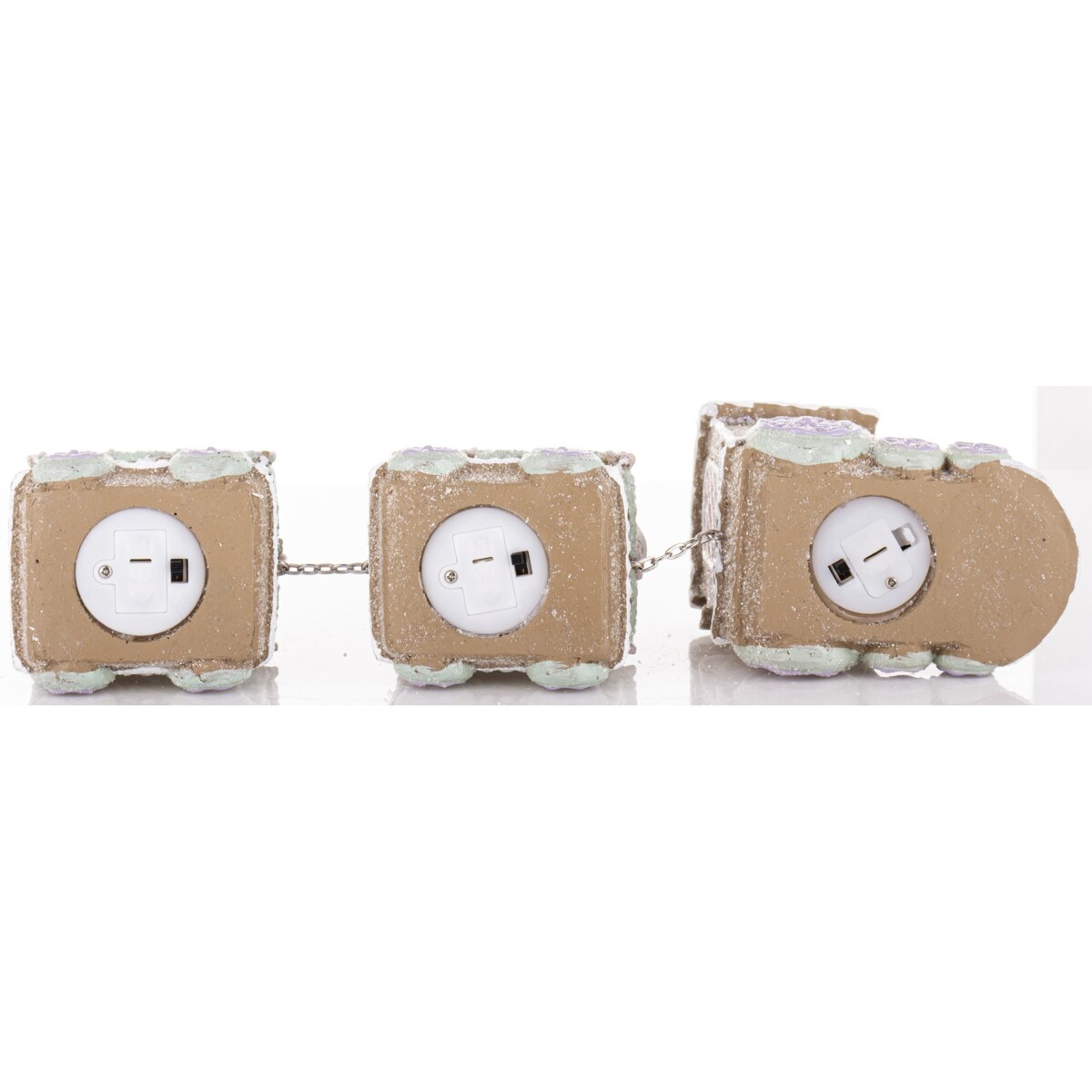 Dekoracja - pociąg piernikowy LED 13x29,5x7 cm TRENATEK