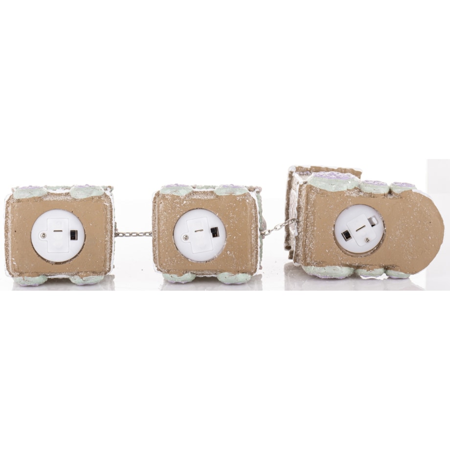 Dekoracja - pociąg piernikowy LED 13x29,5x7 cm TRENATEK