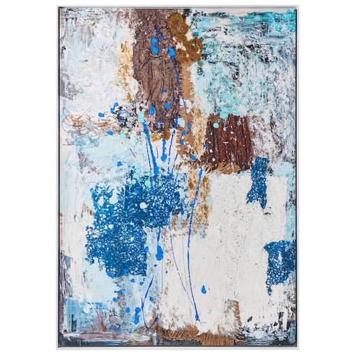 Obraz na płótnie OMAGH Motyw abstrakcyjny Niebieski