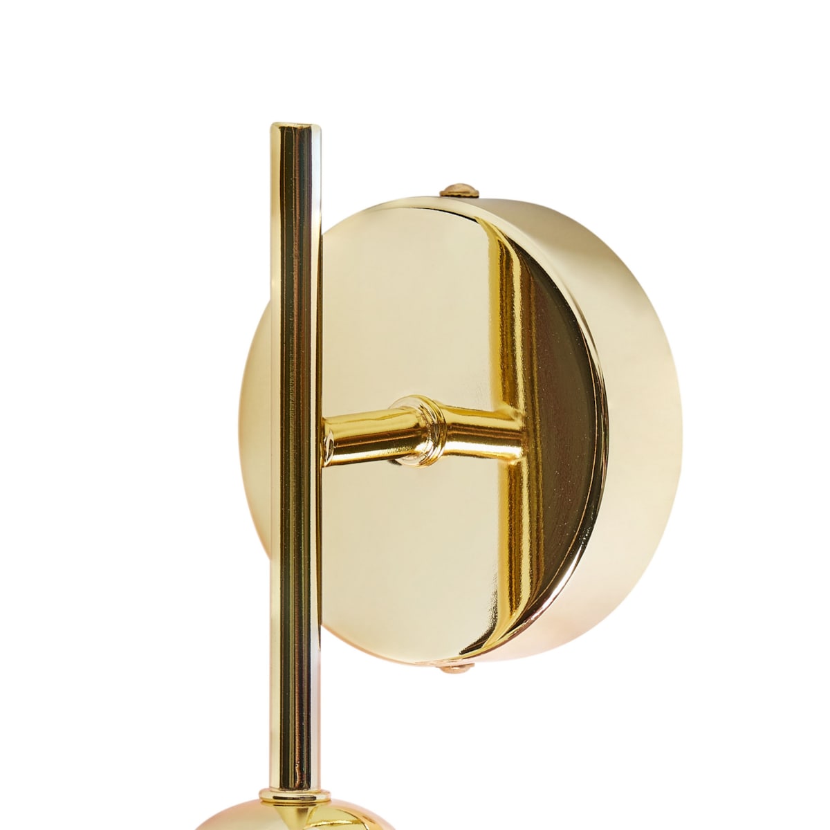 Zestaw 2 szklanych lamp ściennych beżowy ANADYR