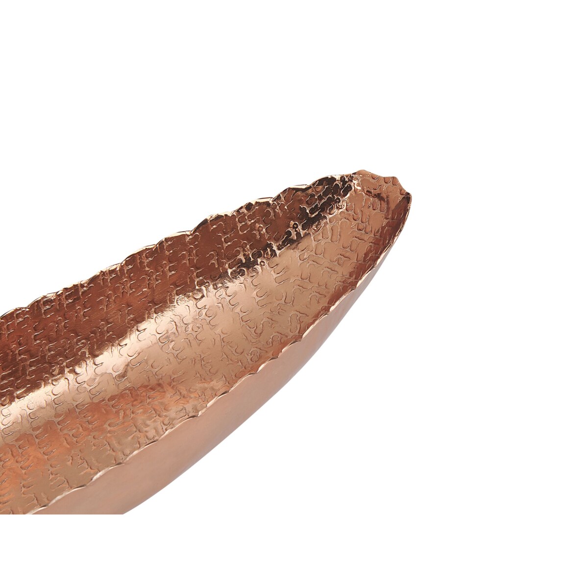 Patera dekoracyjna liść miedziana CARACOL