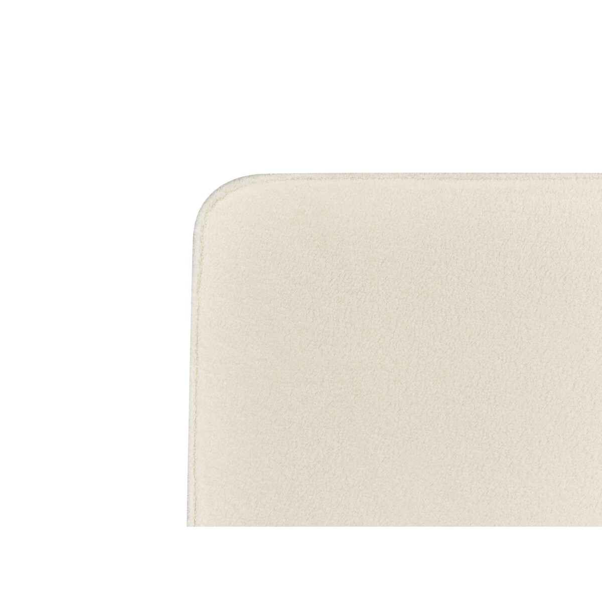 Łóżko Boucle VALOGNES 160 x 200 cm Jasnobeżowy