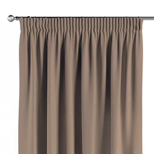 Zasłona na taśmie marszczącej 1 szt. 130x245 mocca