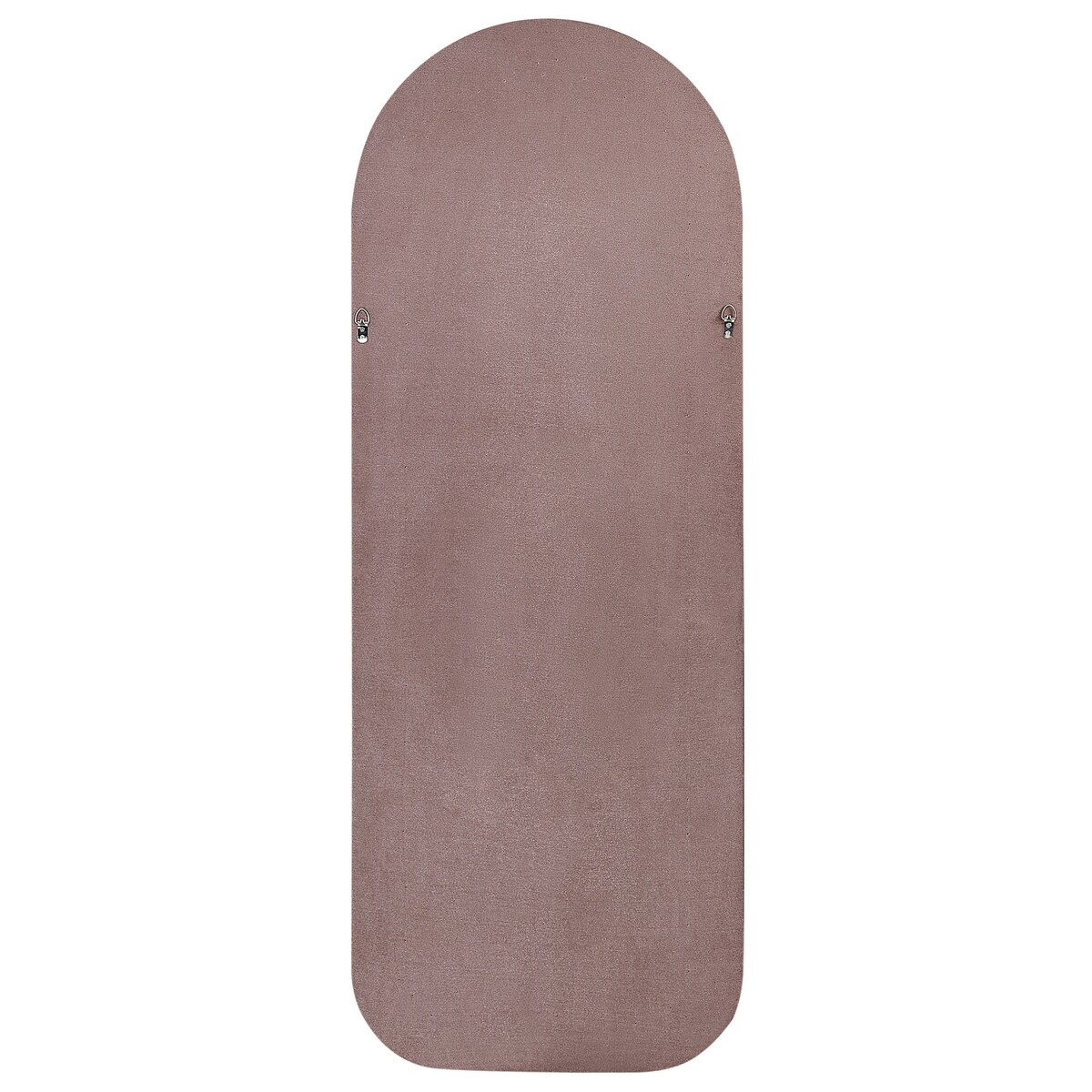 Lustro ścienne CULAN 60 cm 160 cm Welur Różowy