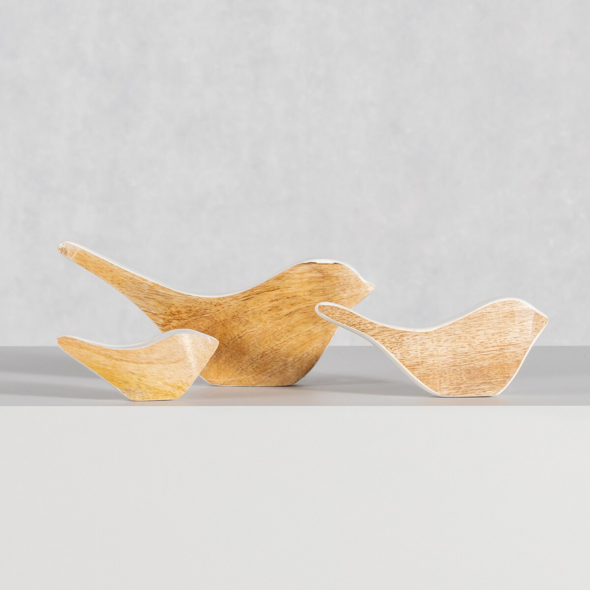 Figurka Three Birds, 2/2,4/2,4 x 10,5/15/21 x 4,5/6,5/9,5 cm