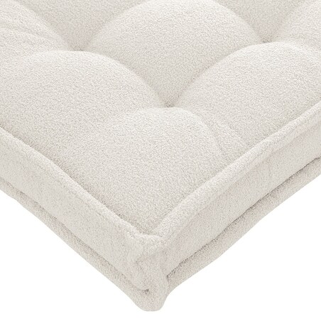 Materac francuski, biały, 120x60x10cm, Boucle