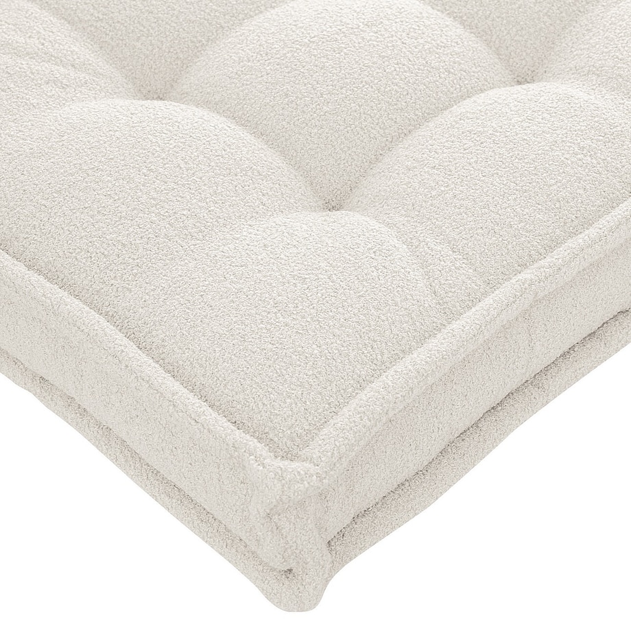 Materac francuski, biały, 120x60x10cm, Boucle