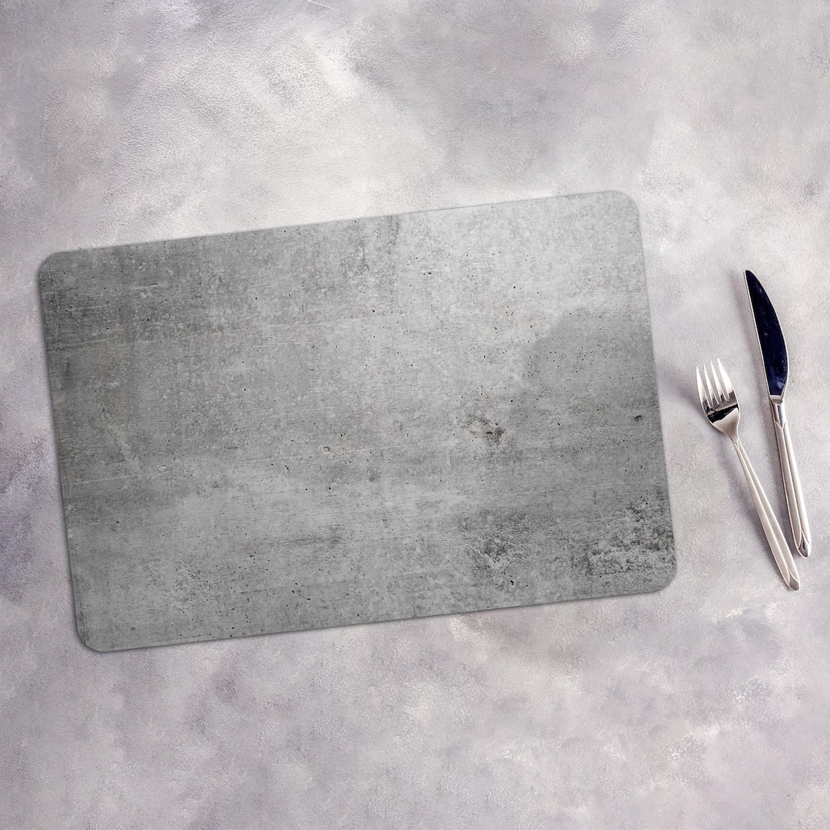 Komplet mat pod talerz Szary kamień, 6 szt. 45x30cm