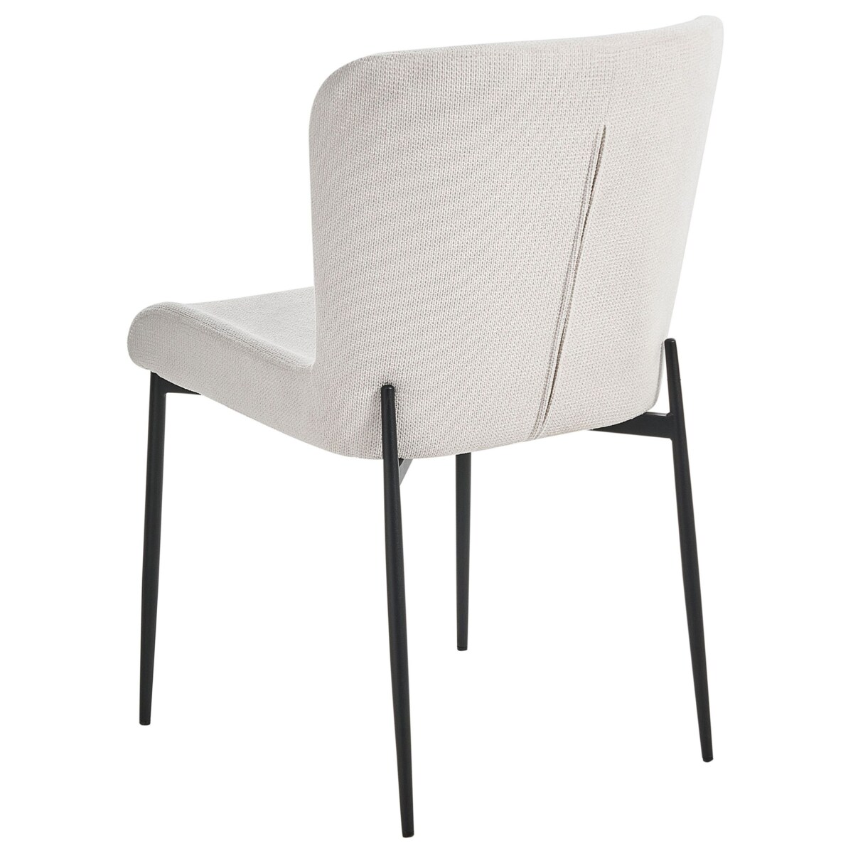 Zestaw 2 krzeseł do jadalni złamana biel ADA