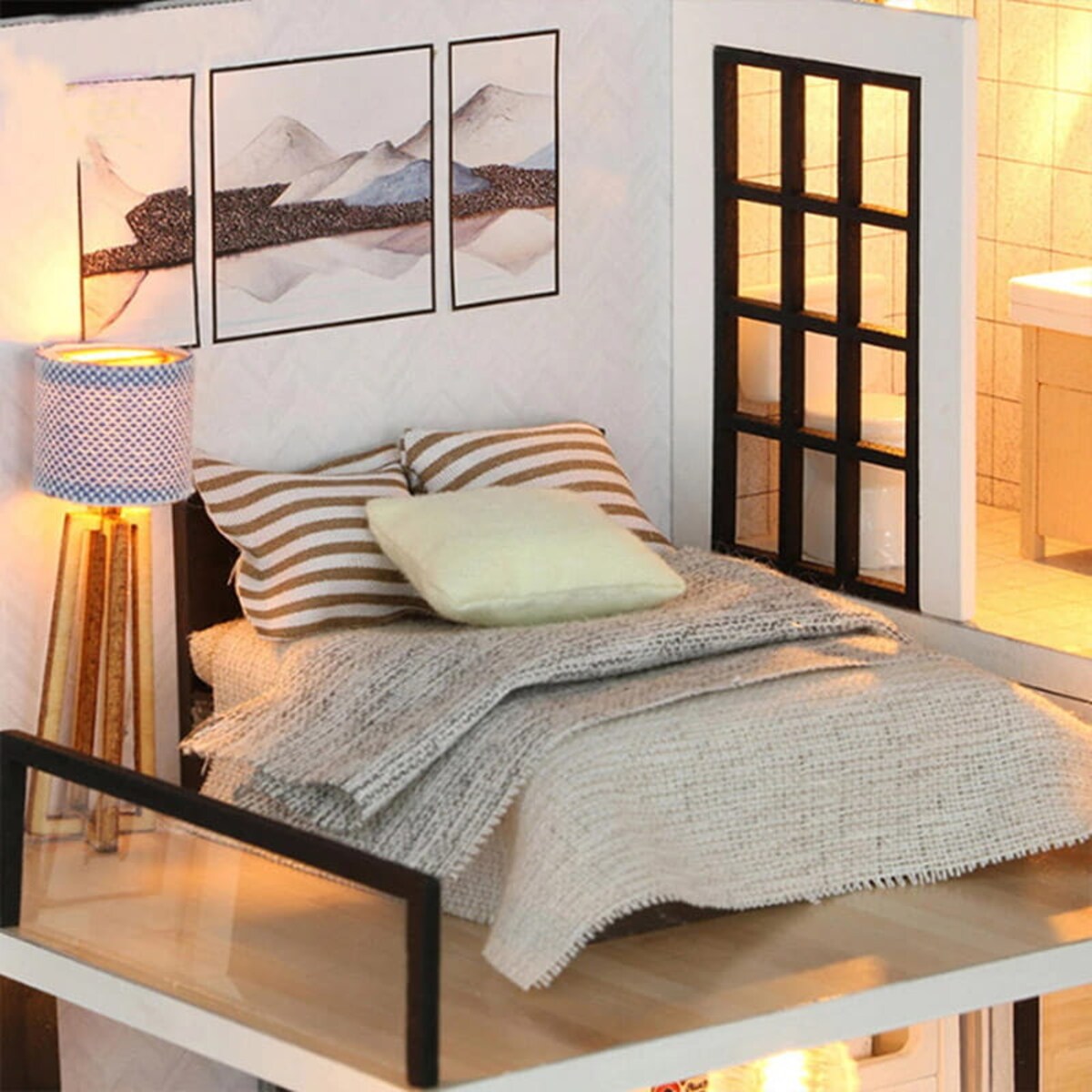 Miniaturowy domek - Nowoczesny domek Zuzi