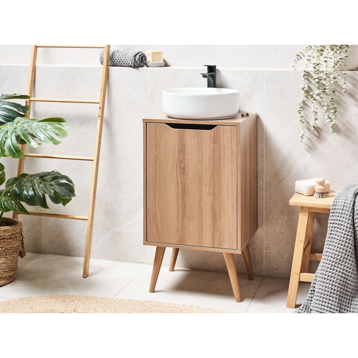 Szafka pod umywalkę FRANCA 45 cm Jasnobrązowy