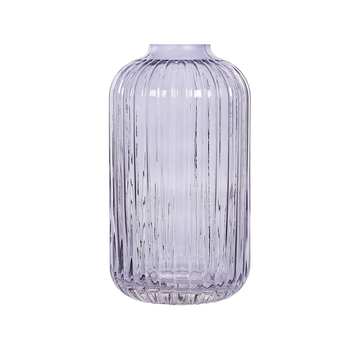 Wazon na kwiaty szklany 31 cm fioletowy TRAGANA