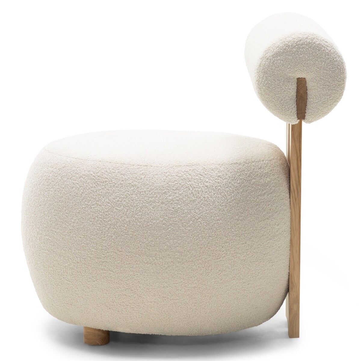 Fotel tapicerowany HANNI jasnobeżowy 70x63x71 cm