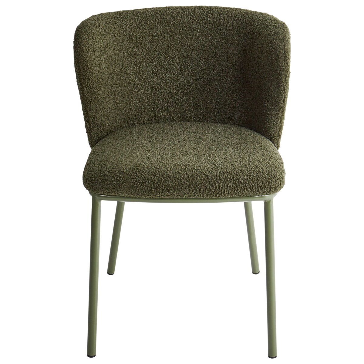 Zestaw 2 krzeseł do jadalni MINA II Ciemnozielony