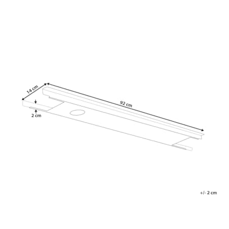 Organizer kabli pod biurko regulowane elektrycznie biały TRACIE
