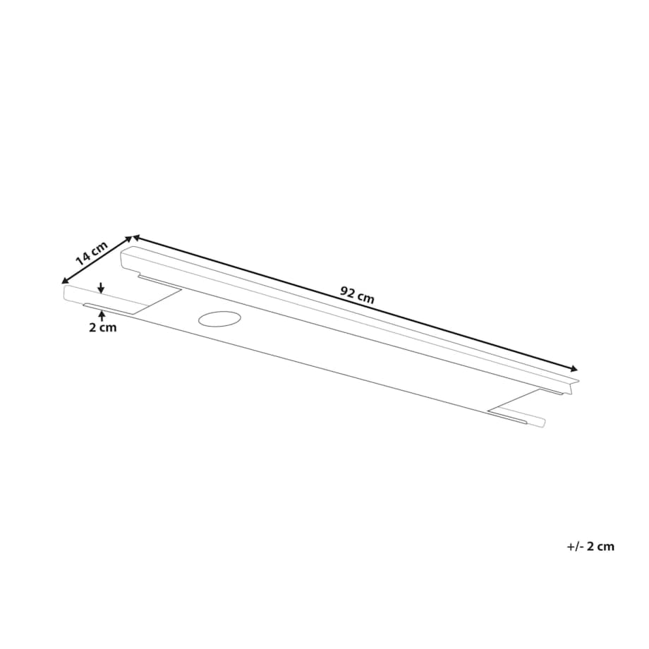 Organizer kabli pod biurko regulowane elektrycznie biały TRACIE