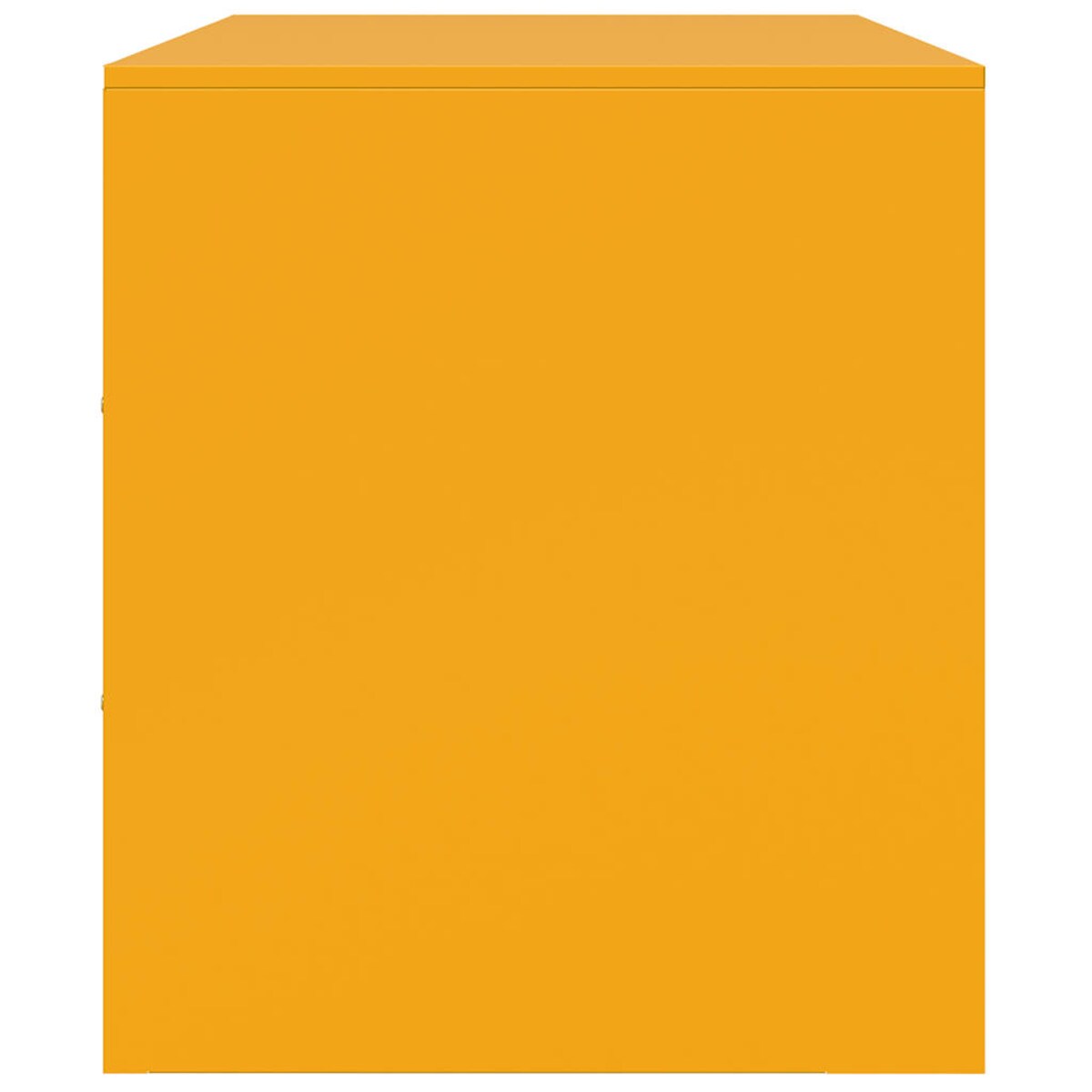 vidaXL Szafki pod telewizor, 2 szt., musztardowe, 67x39x44 cm, stalowe