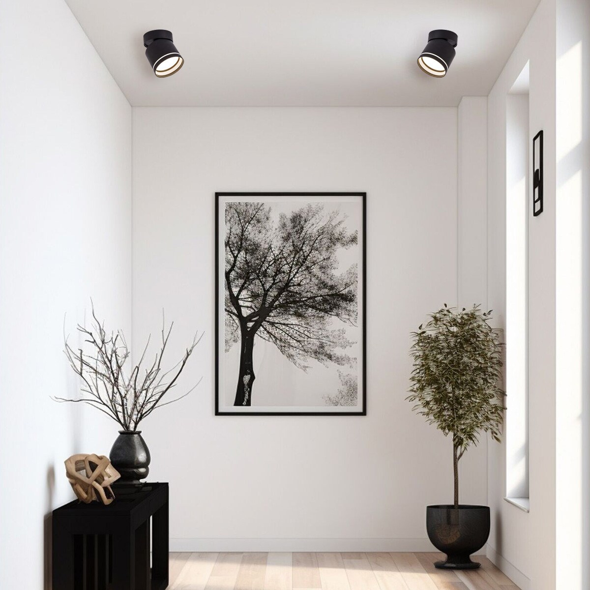 Lampa sufitowa Light Prestige Kendal czarny 1 x GX53 1 szt.