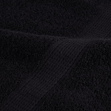 vidaXL 6-częściowy zestaw ręczników premium SOLUND, czarny, 600 g/cm²