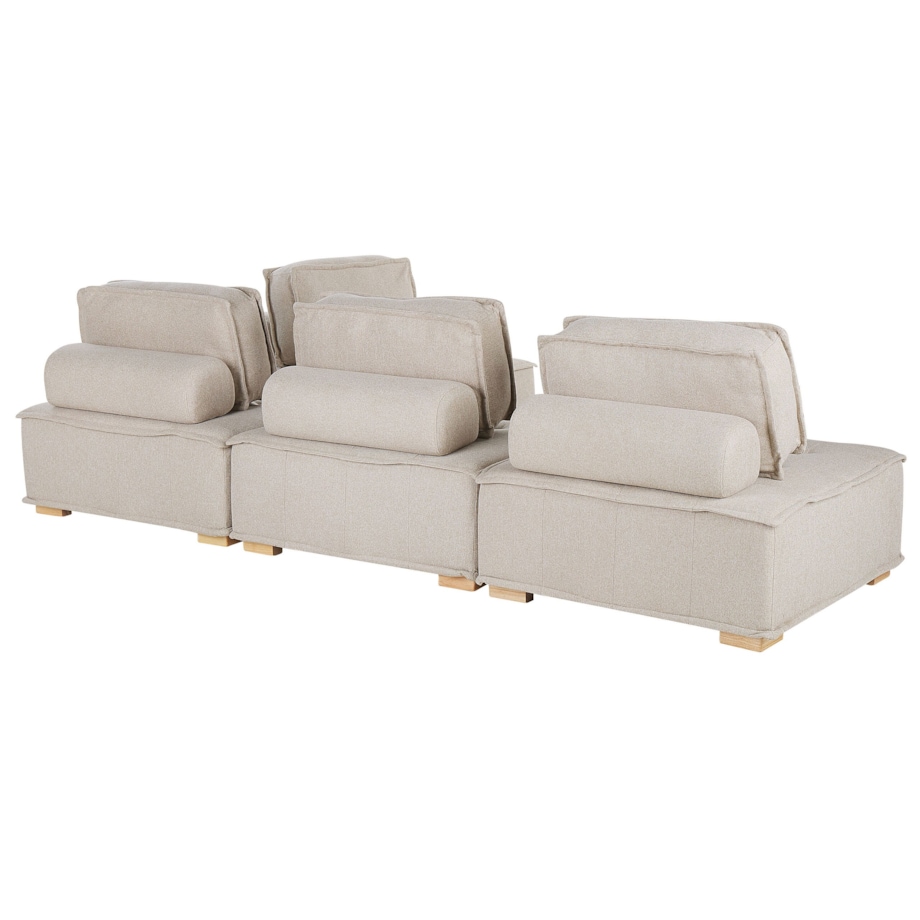 Narożnik modułowy 4-osobowy beżowy TIBRO