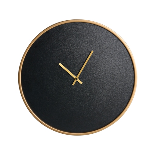 Zegar ścienny LUCENS 40 cm Czarny