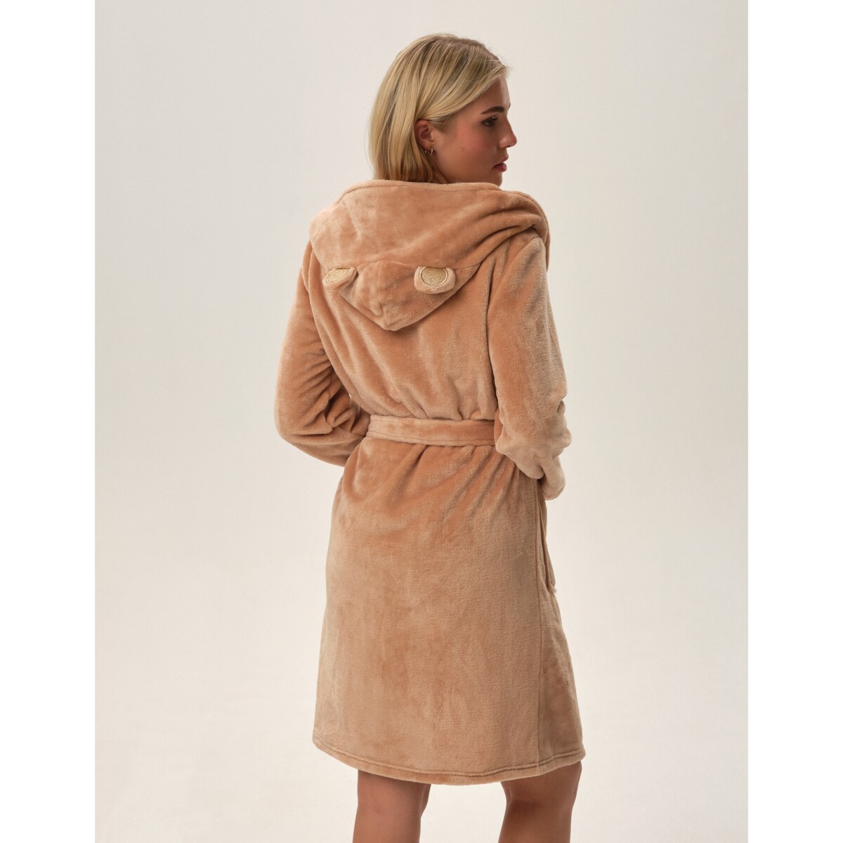 Szlafrok Fiora 41954-80X Beżowy Beżowy, L/XL