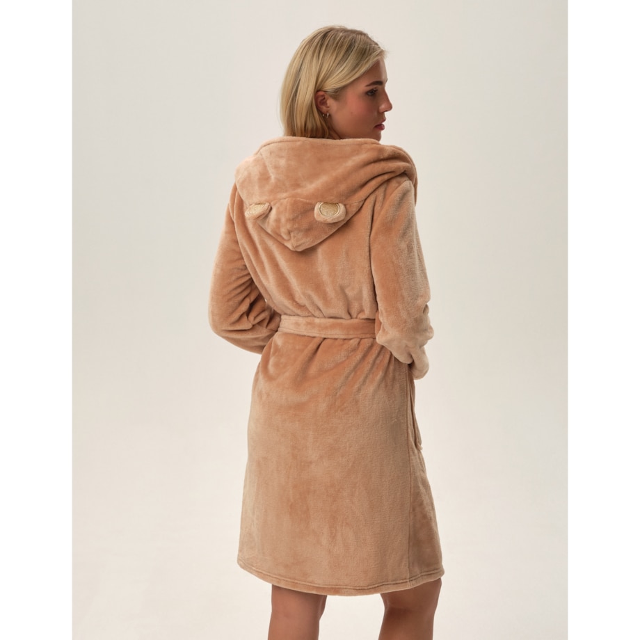 Szlafrok Fiora 41954-80X Beżowy Beżowy, L/XL