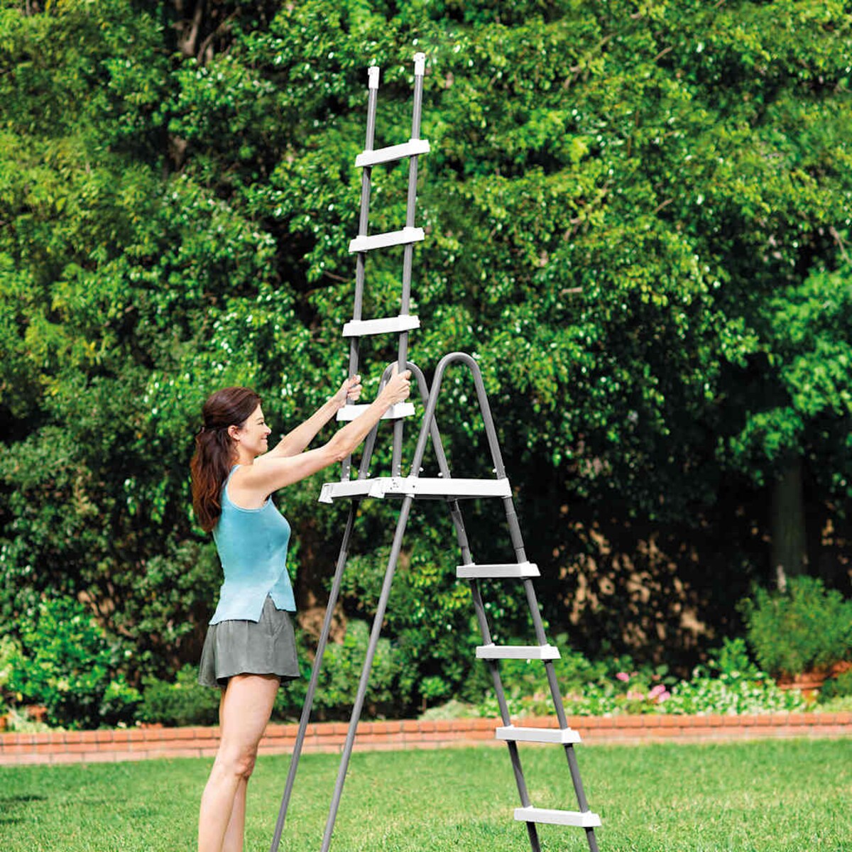 INTEX Basen naziemny Graphite Gray Panel, 478x124 cm