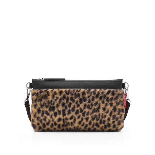 Torba MINI POUCH, leo fake fur