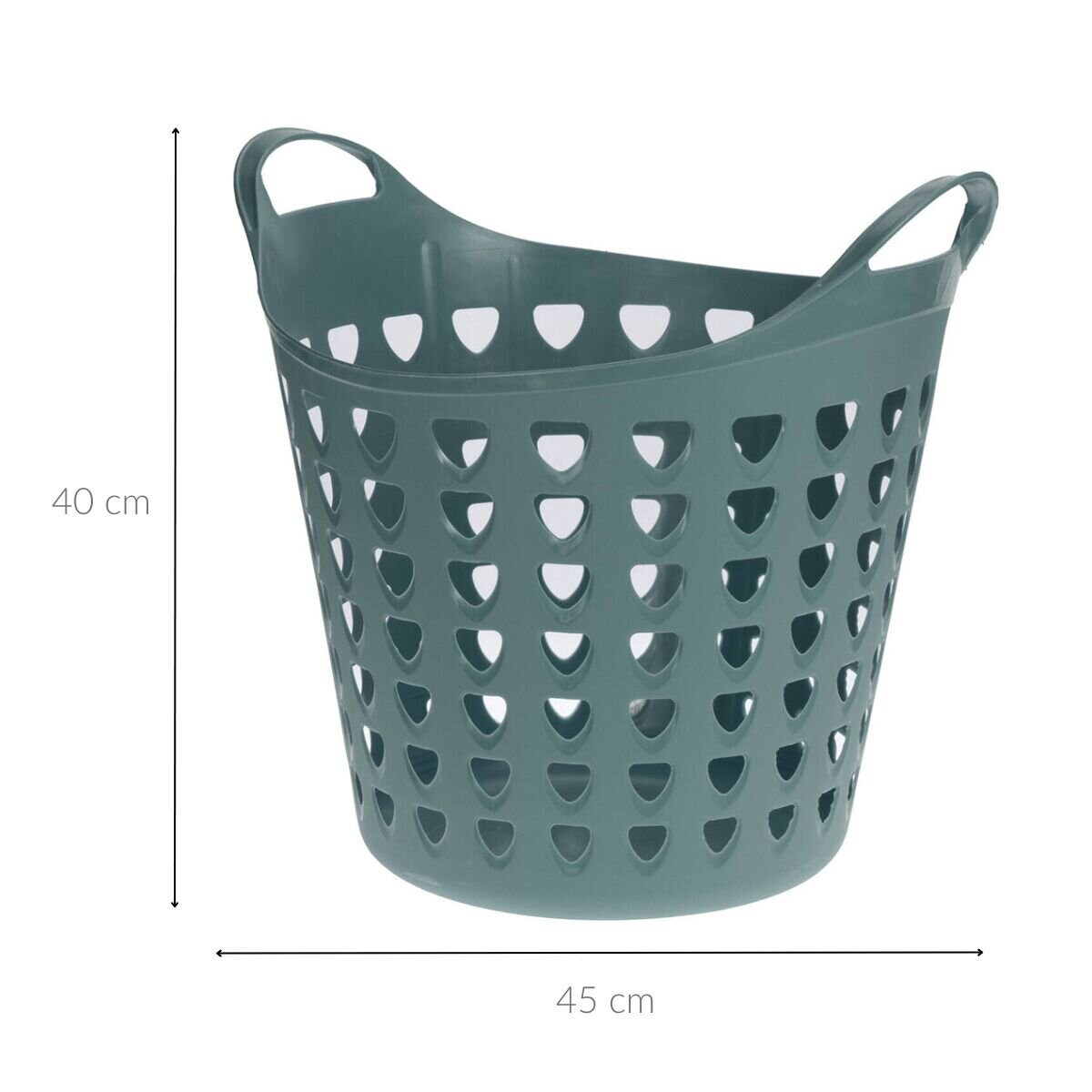 Elastyczny kosz na pranie z tworzywa sztucznego, 26 l