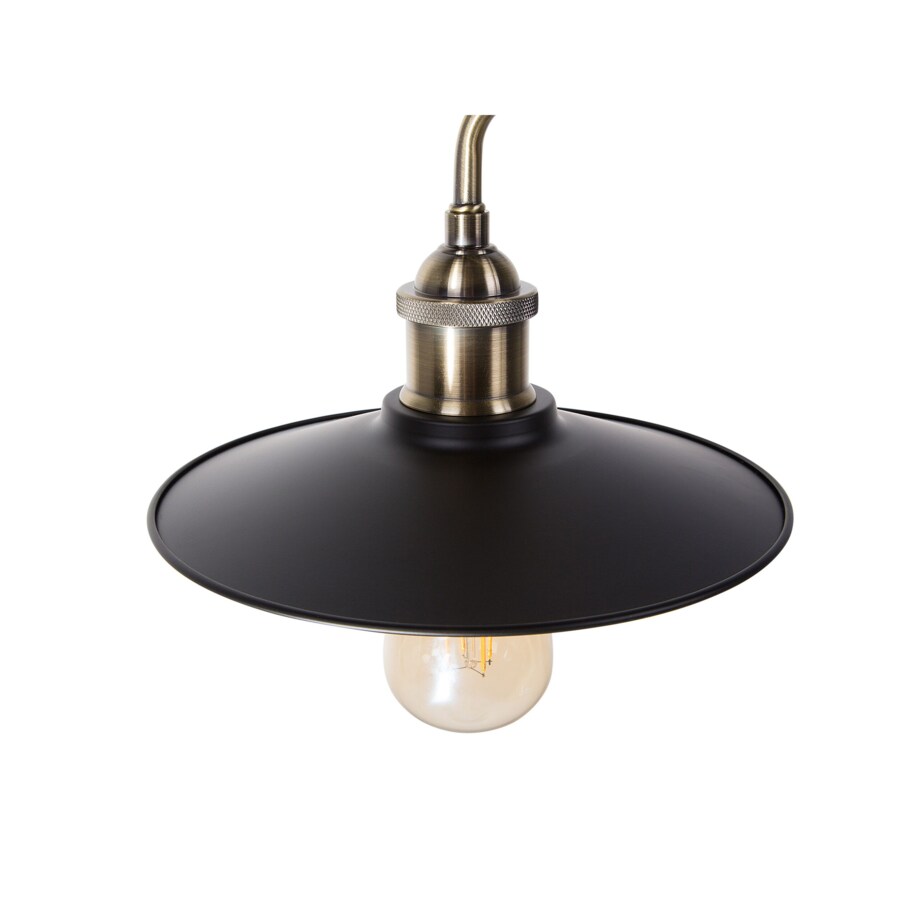 Lampa wisząca 3-punktowa metalowa czarna MONTONE