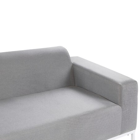 Sofa ogrodowa dla 2 osób ROVIGO Jasnoszary