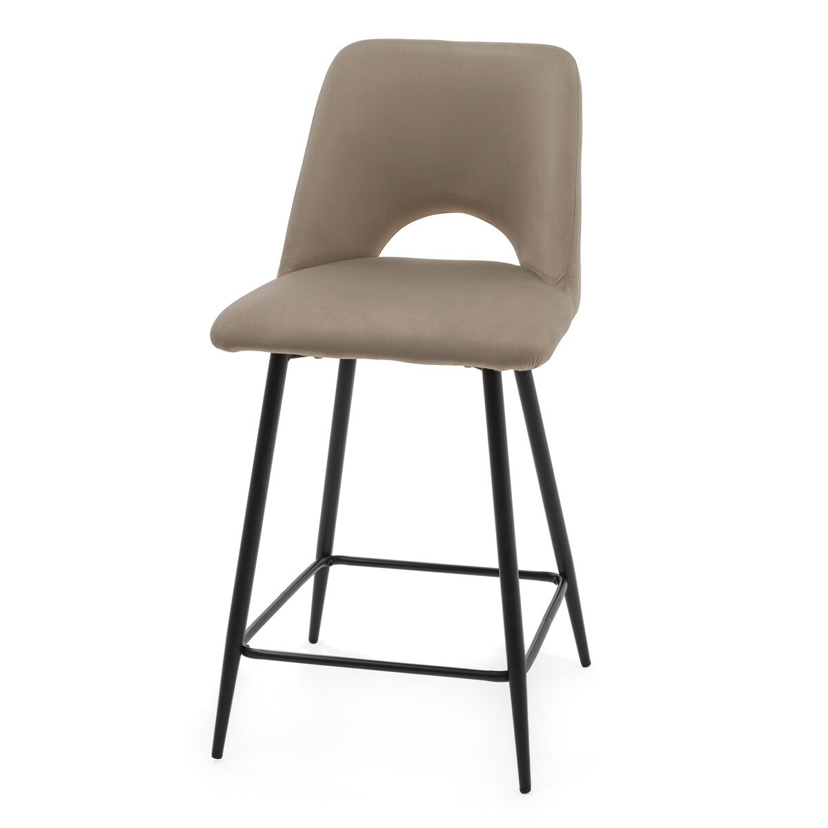 HOKER TAPICEROWANY WELUROWY DO SALONU JADALNI BAROWY NOWOCZESNY ORO CIEMNOBEŻOWY